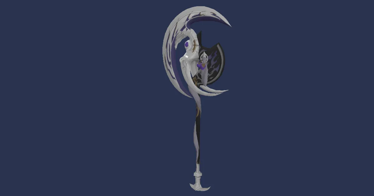 Byakko's Greataxe - 3D render