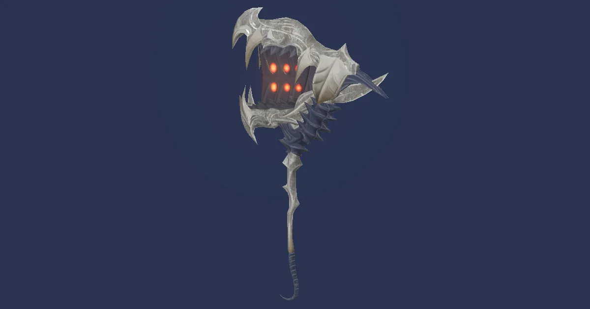 Diamond Zeta Battleaxe - 3D render