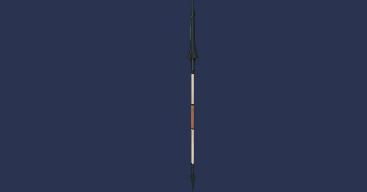 Mythril Lance - 3D render