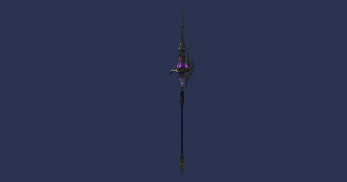 Rendu 3D de Lance en fer domien