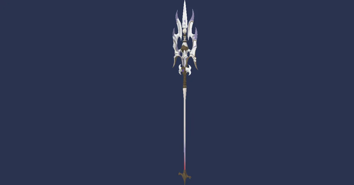 Byakko's Lance - 3D render