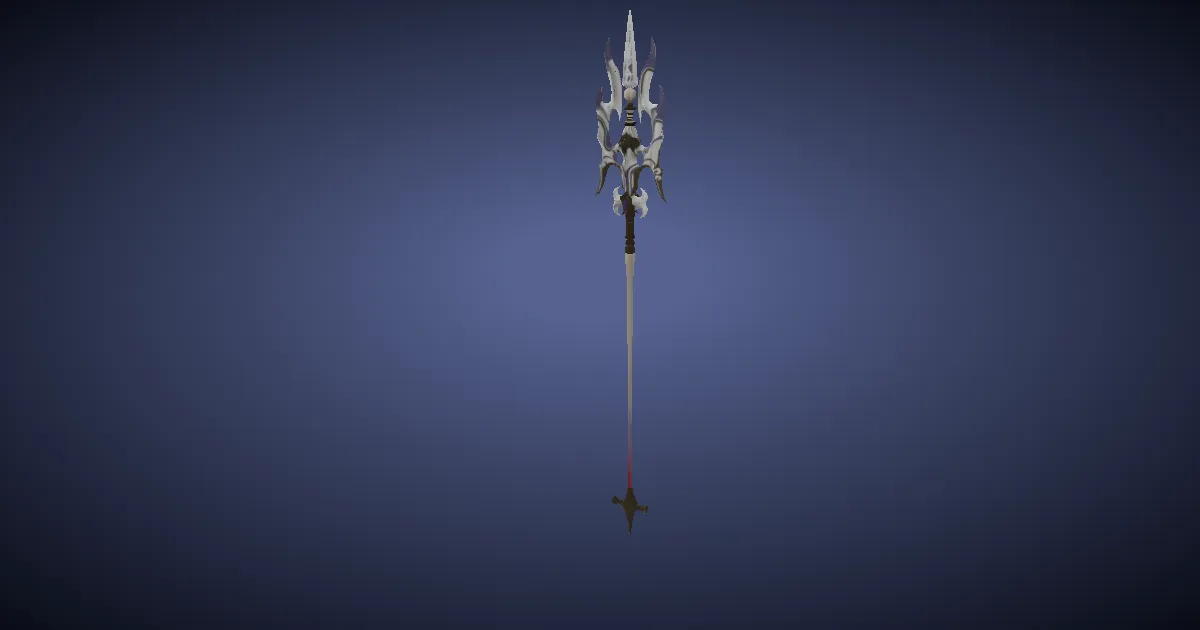 Byakko's Lance - 3D render