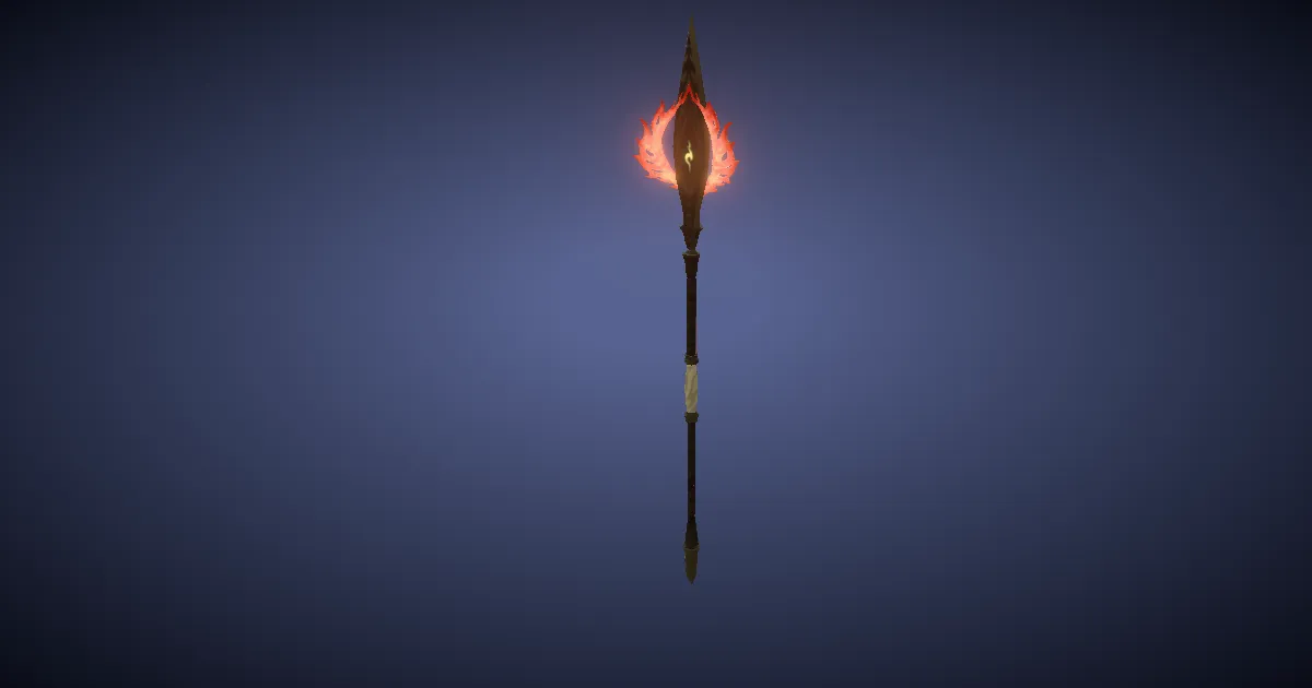 Rendu 3D de Lance de Suzaku