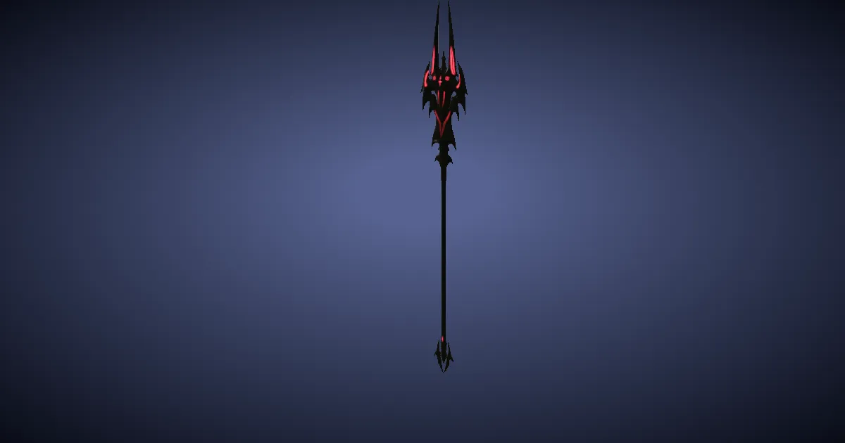 Acacia Fork - 3D render