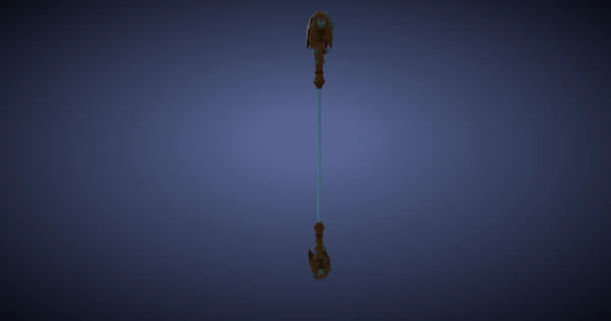 Mythrite Pugil Stick - 3D render