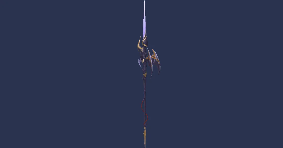 Rendu 3D de Gae bolg