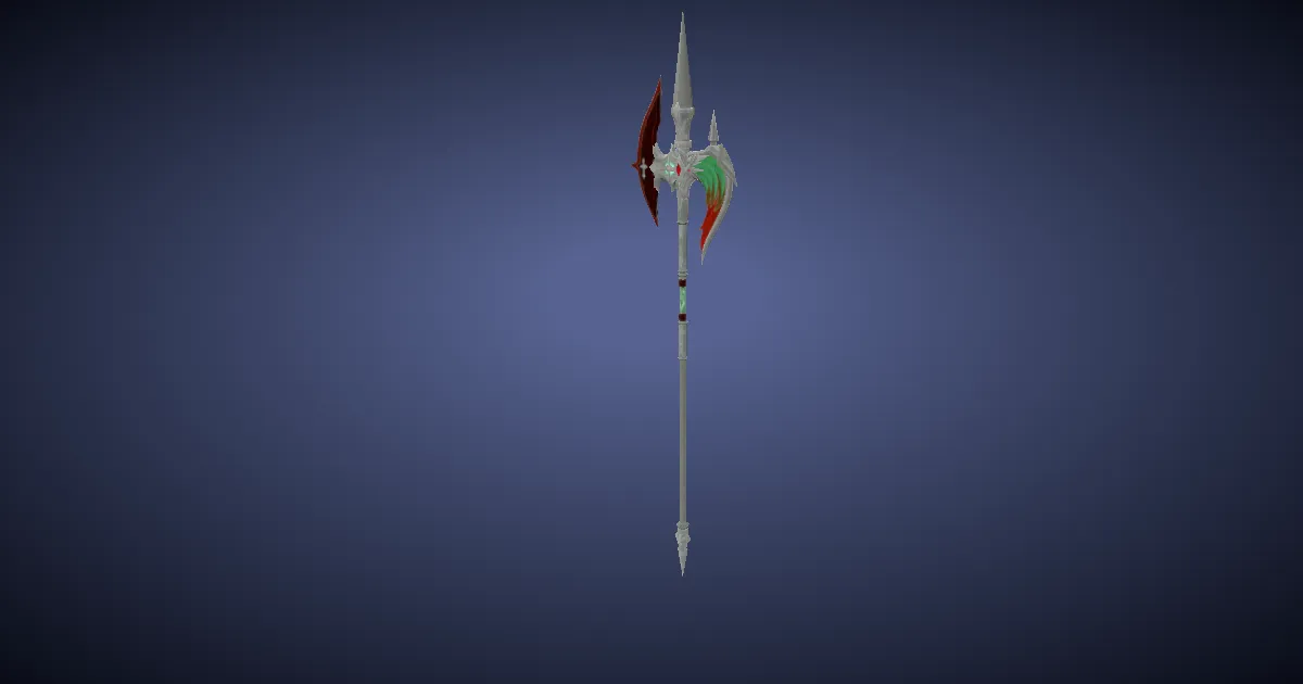 Quetzalli Spear - 3D render