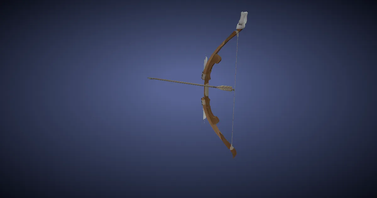 Rendu 3D de Arc court orné