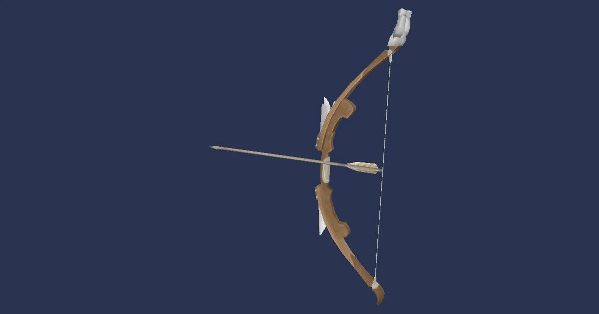 3D-Ansicht von Verschlissener Kurzbogen
