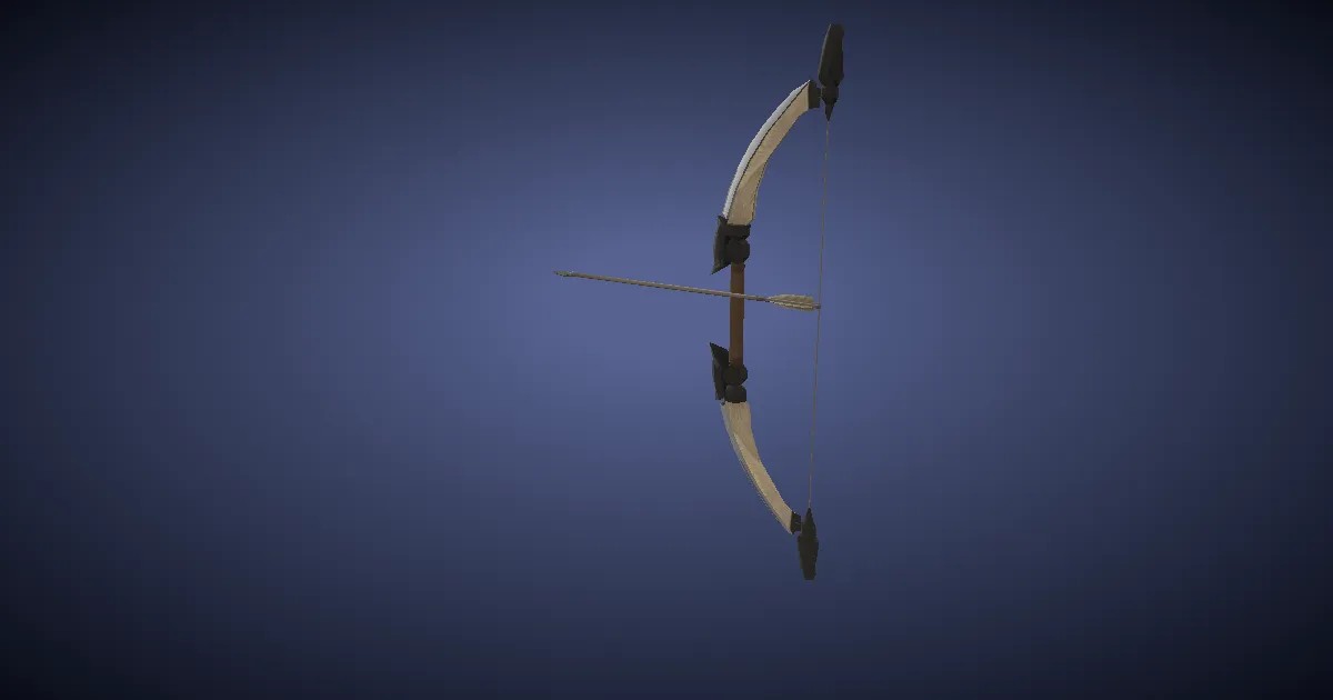 Rendu 3D de Arc de cavalerie en frêne