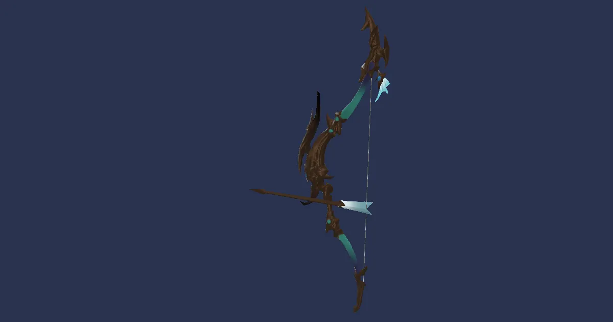 Pine Composite Bow - 3D render