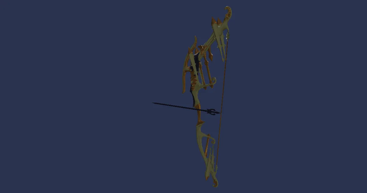 3D-Ansicht von Wunderapfel-Langbogen