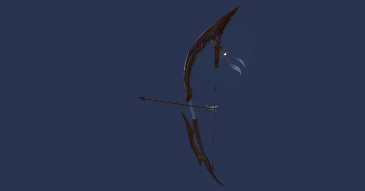 Lar Longbow - 3D render