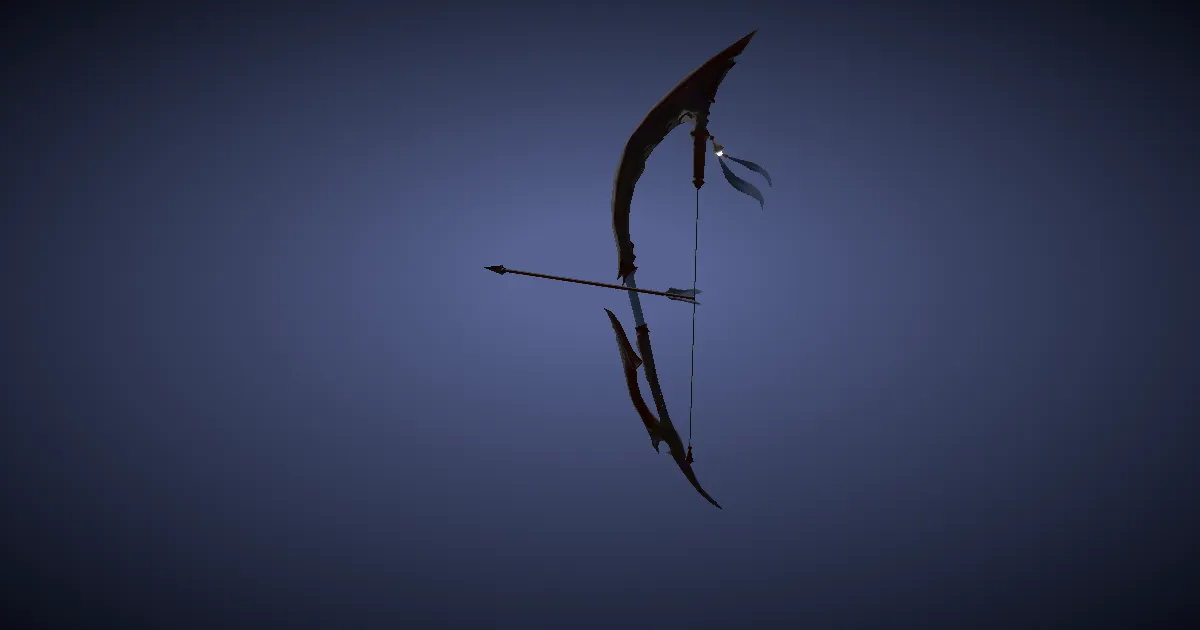 Lar Longbow - 3D render