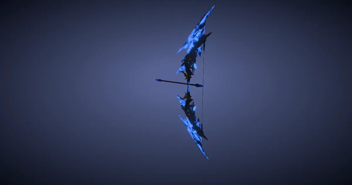 Bluespirit Longbow - 3D render