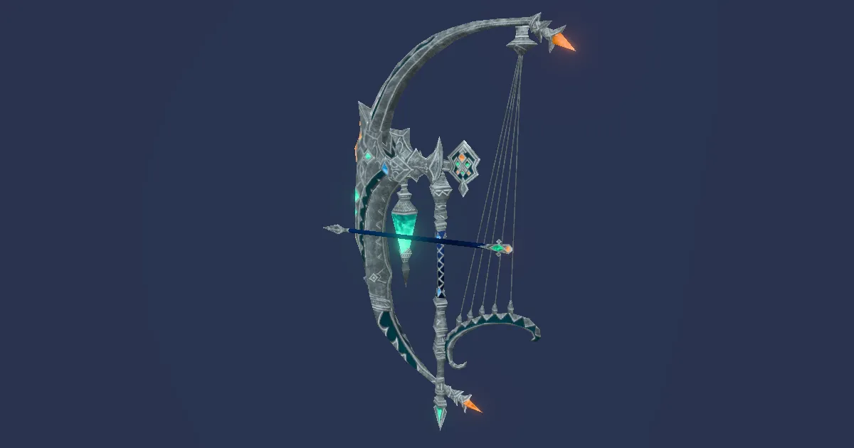 Harp Bow of Ascension - 3D render