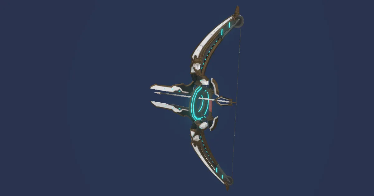 Augmented Scaevan Magitek Bow - 3D render