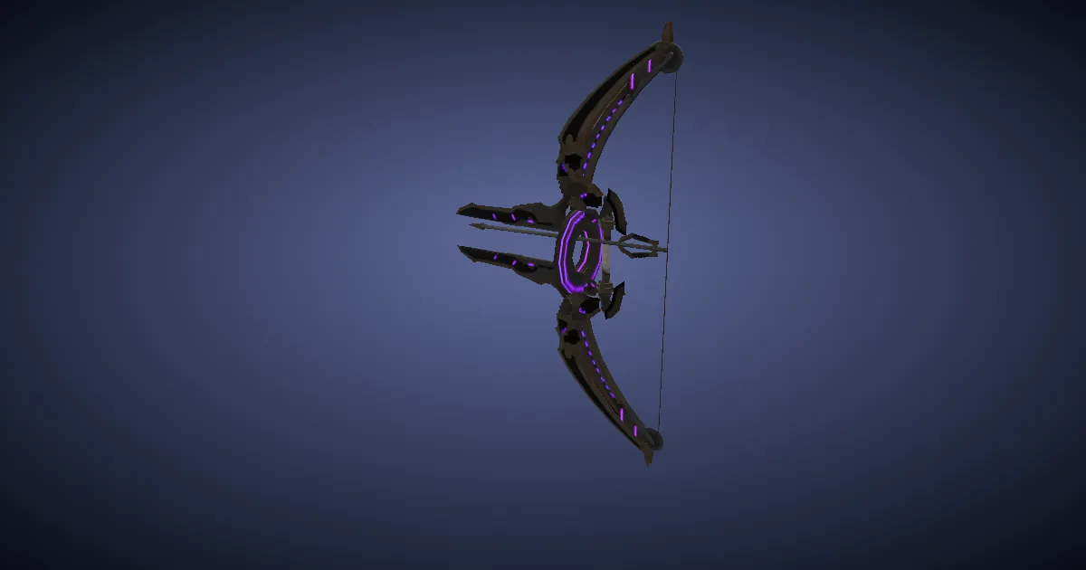 Bismuth Bow - 3D render