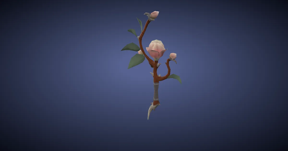 Wand of Flames - 3D render