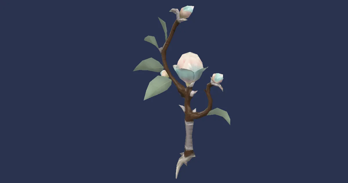 Wand of Frost - 3D render