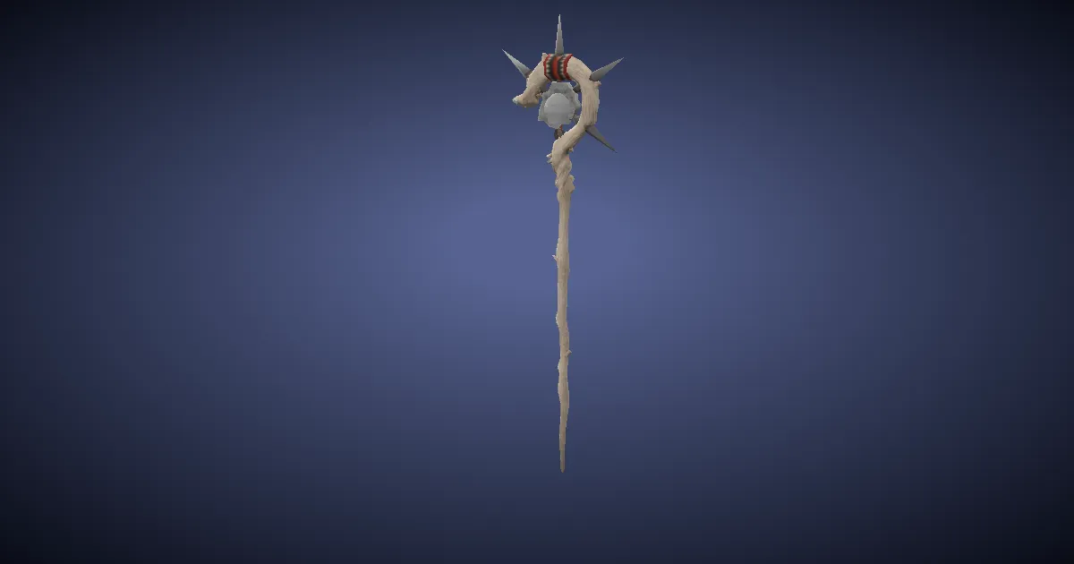 Maple Cane - 3D render