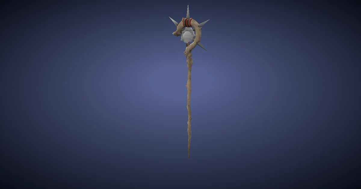 Weathered Cane - 3D render