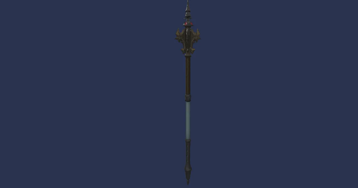 Beech Rod - 3D render