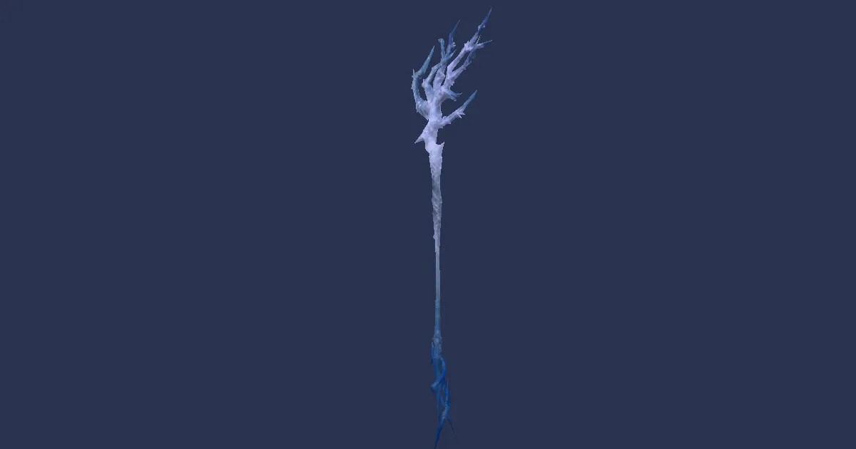 True Ice Cane - 3D render