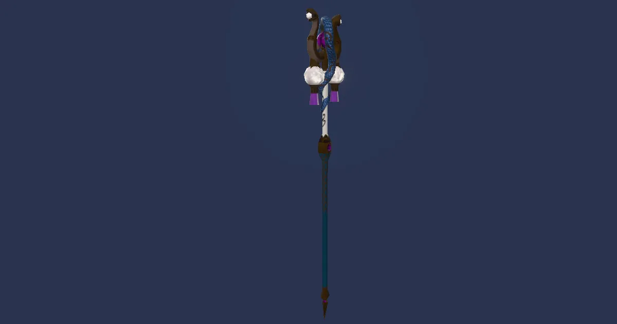 Seiryu's Cane - 3D render