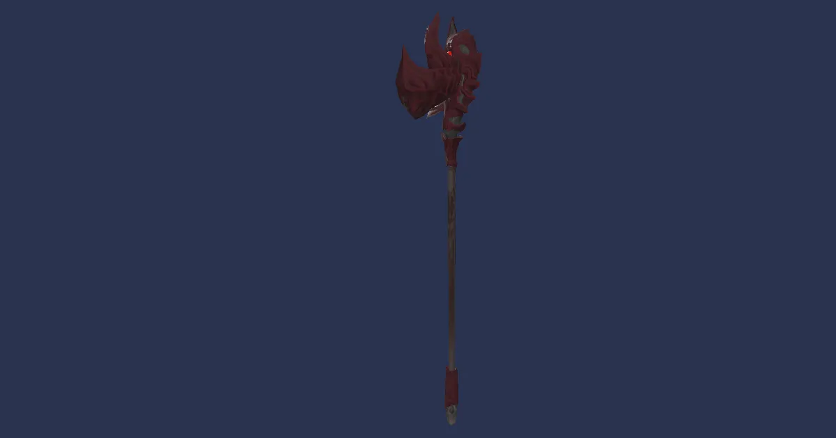 Ruby Cane - 3D render