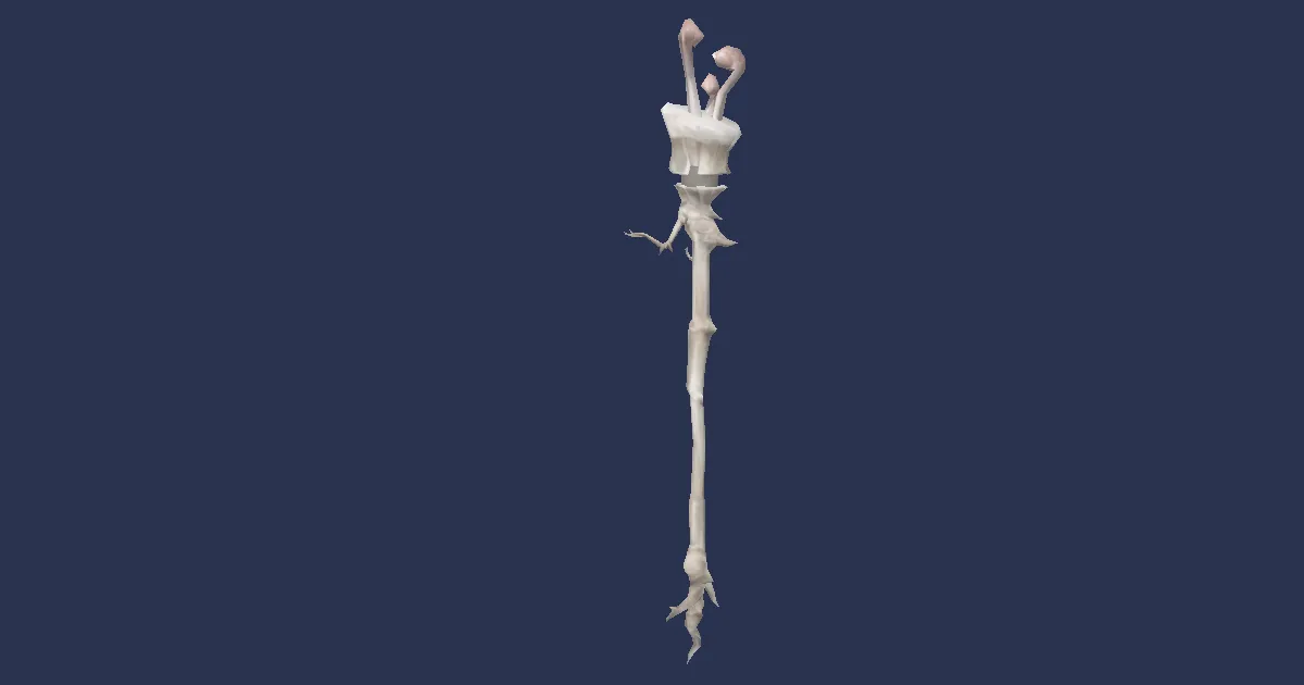 Dark Chestnut Rod - 3D render