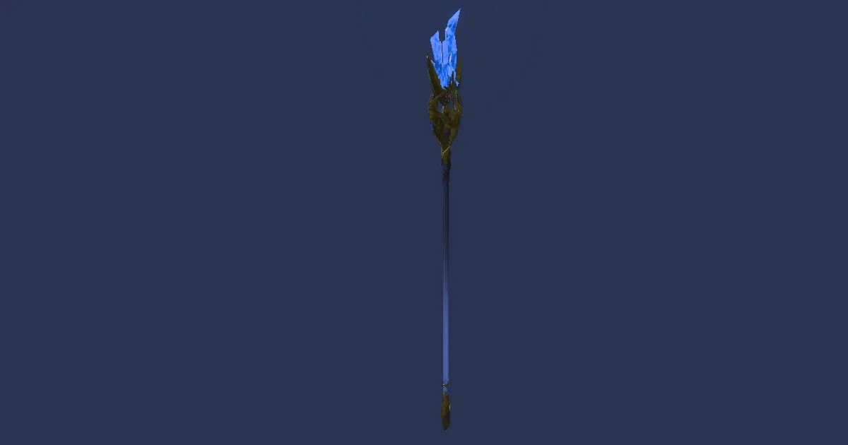 Bluespirit Cane - 3D render
