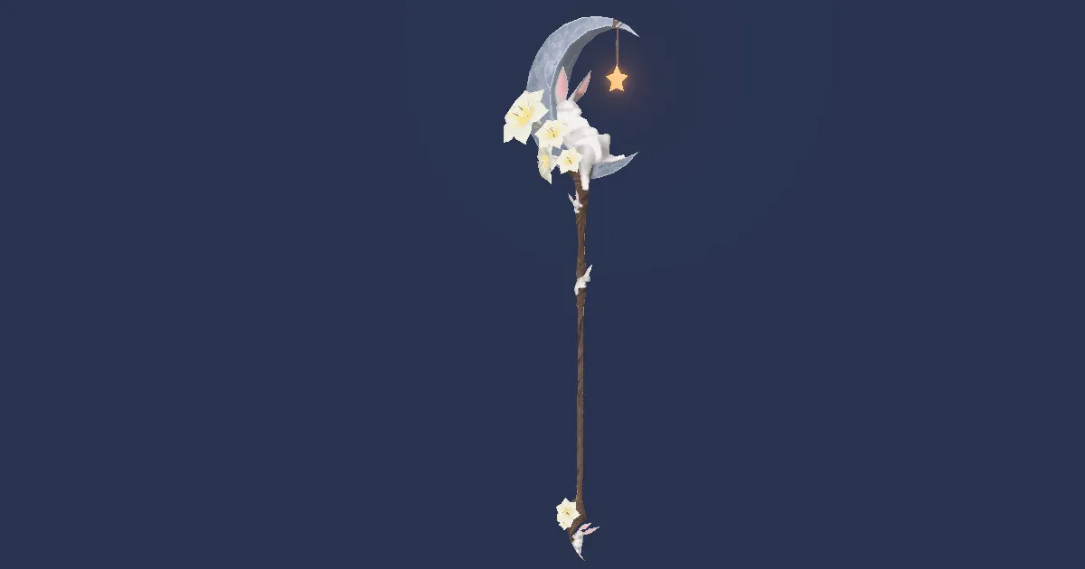 Augmented Bunny's Crescent - 3D render