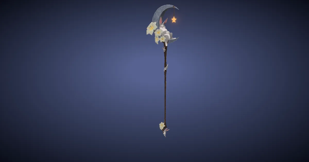 Augmented Bunny's Crescent - 3D render
