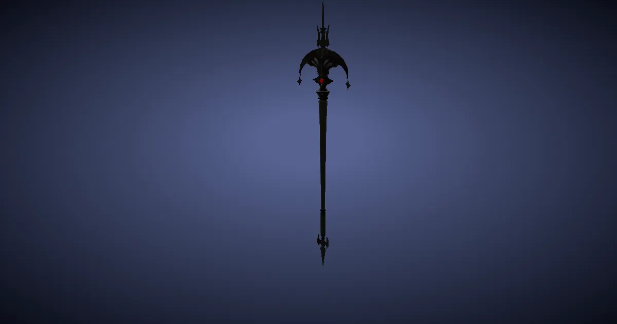 Koppranickel Staff - 3D render