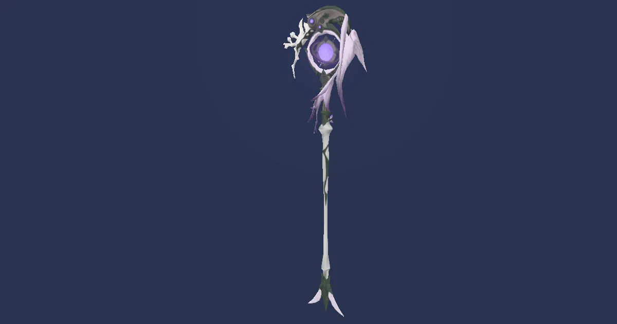 Horse Chestnut Rod - 3D render