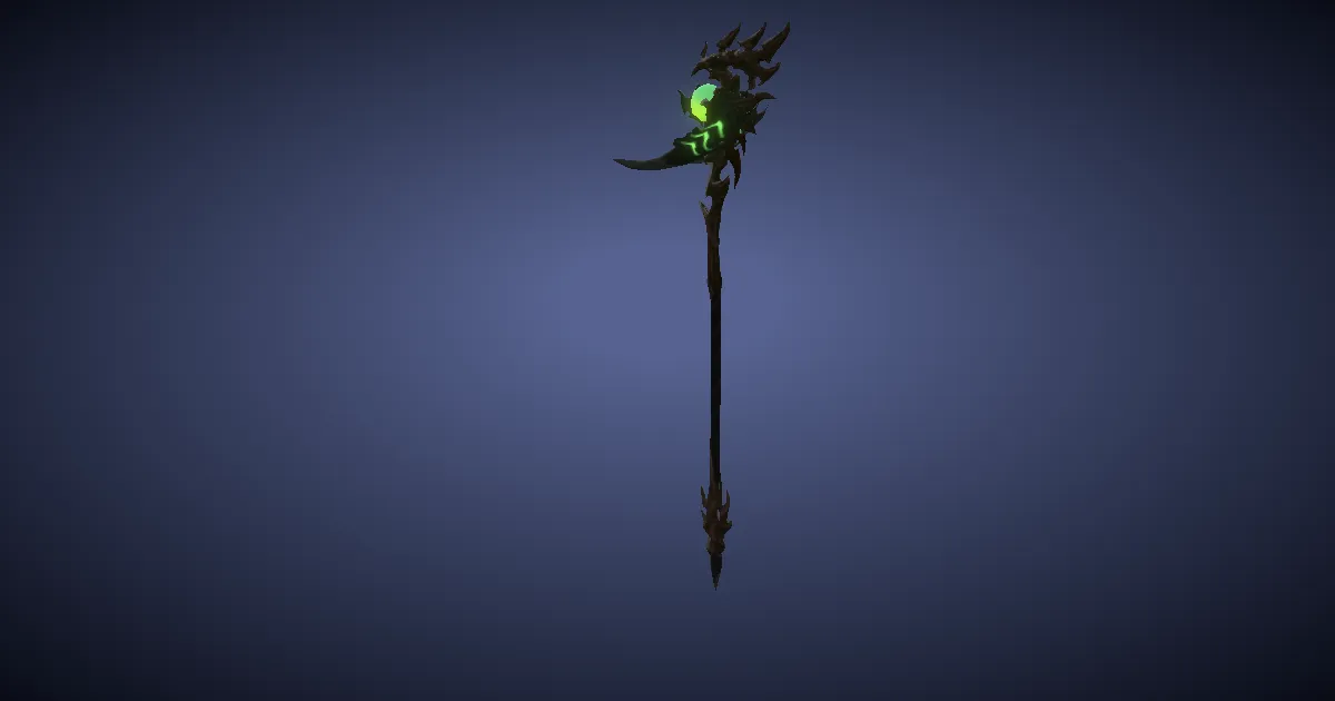 3D-Ansicht von Shinryu-Stab
