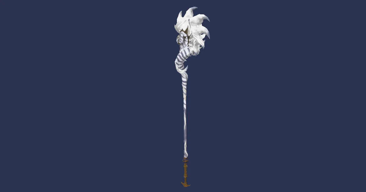 Rendu 3D de Sceptre de Byakko