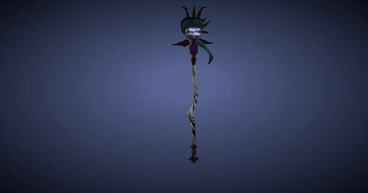 Seiryu's Rod - 3D render