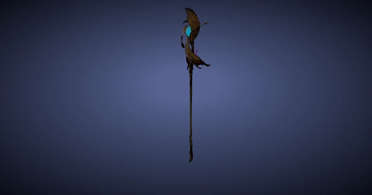 Rendu 3D de Sceptre de Titania