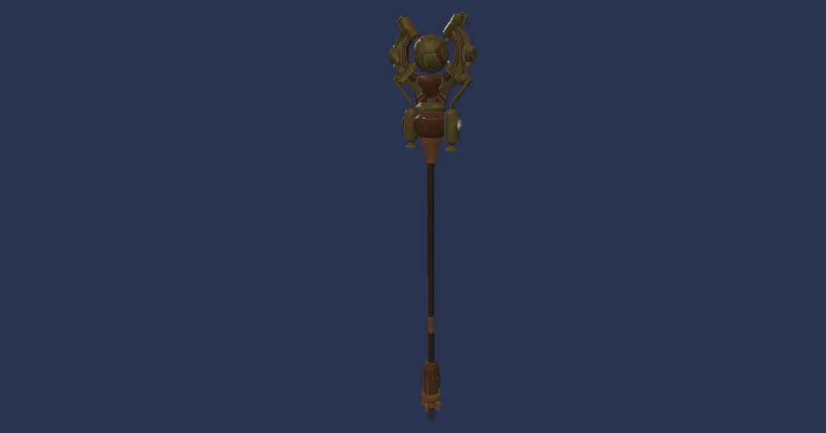 Integral Magitek Rod - 3D render