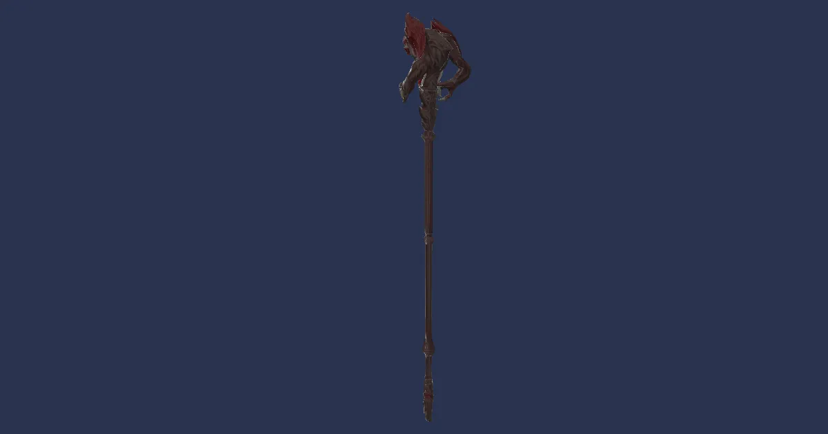 Rendu 3D de Sceptre Rubinus