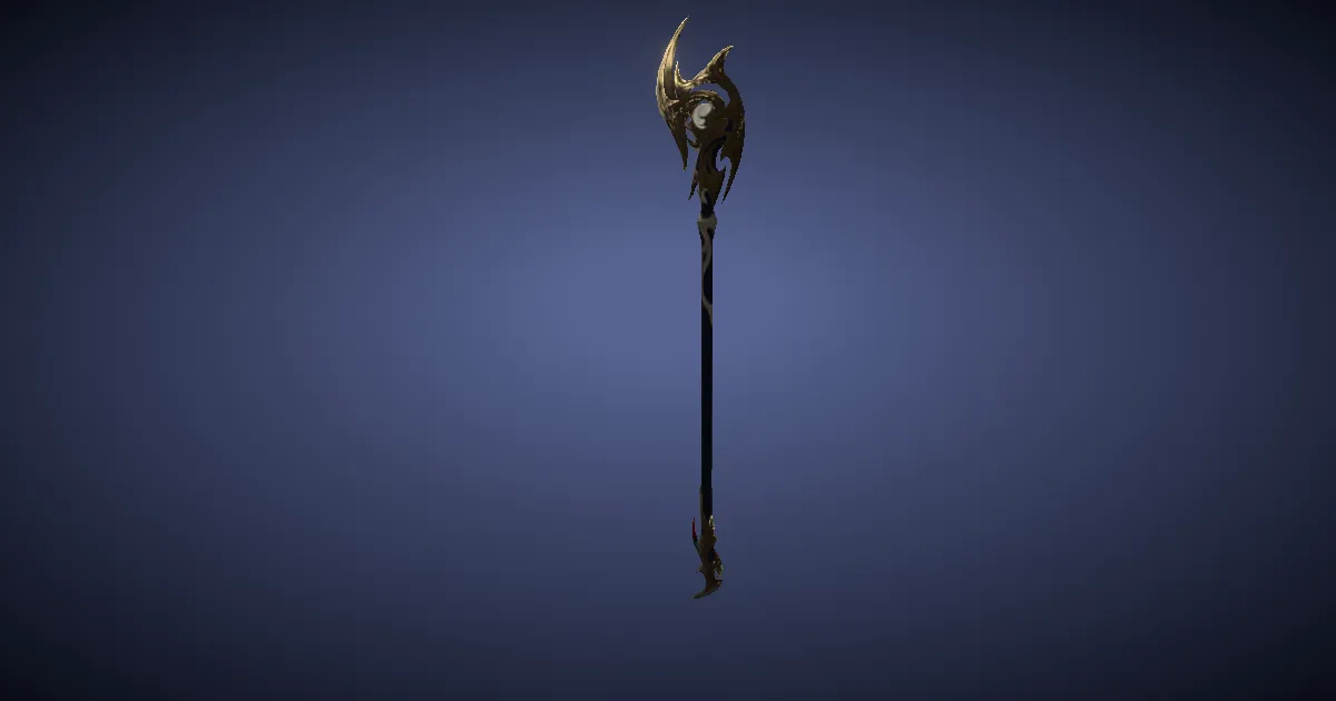 Rendu 3D de Sceptre de Lumière