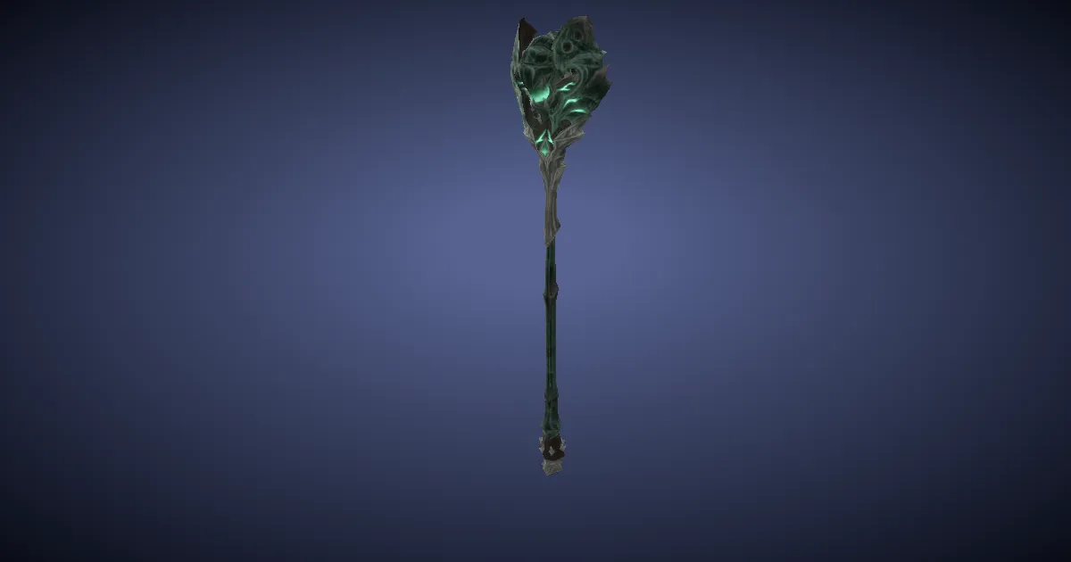 Emerald Rod - 3D render