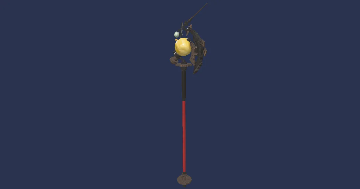 Hardsilver Pole - 3D render