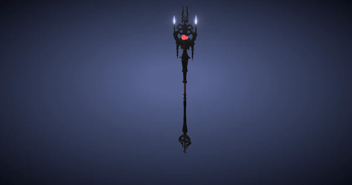 Durium Staff - 3D render