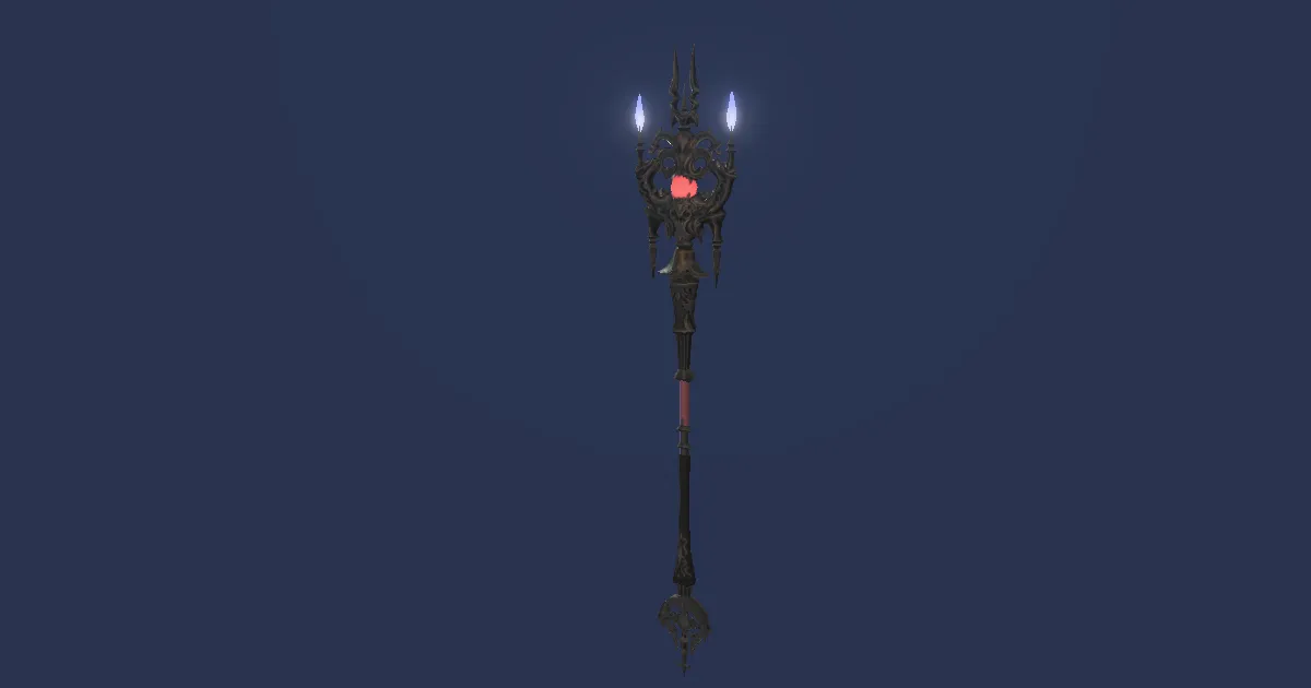 Durium Staff - 3D render