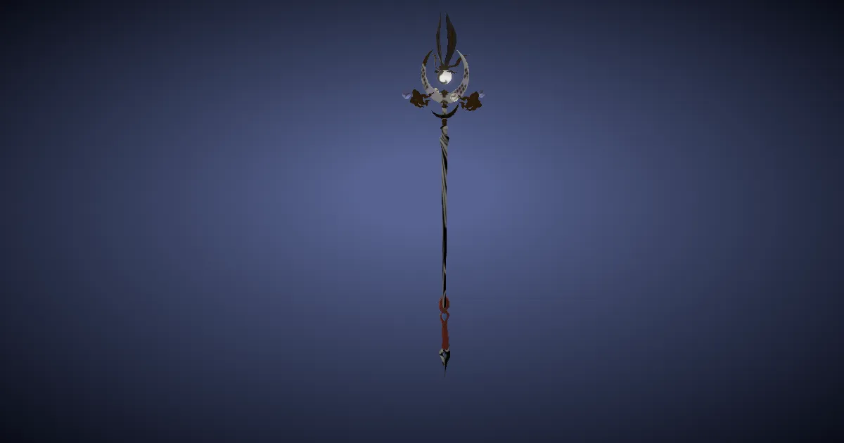 Rendu 3D de Bâton de Tsukuyomi
