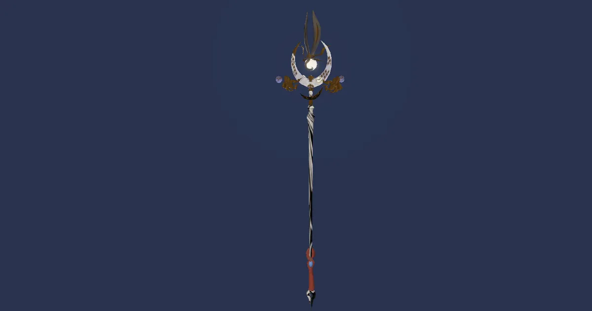 Tsukuyomi's Rod - 3D render