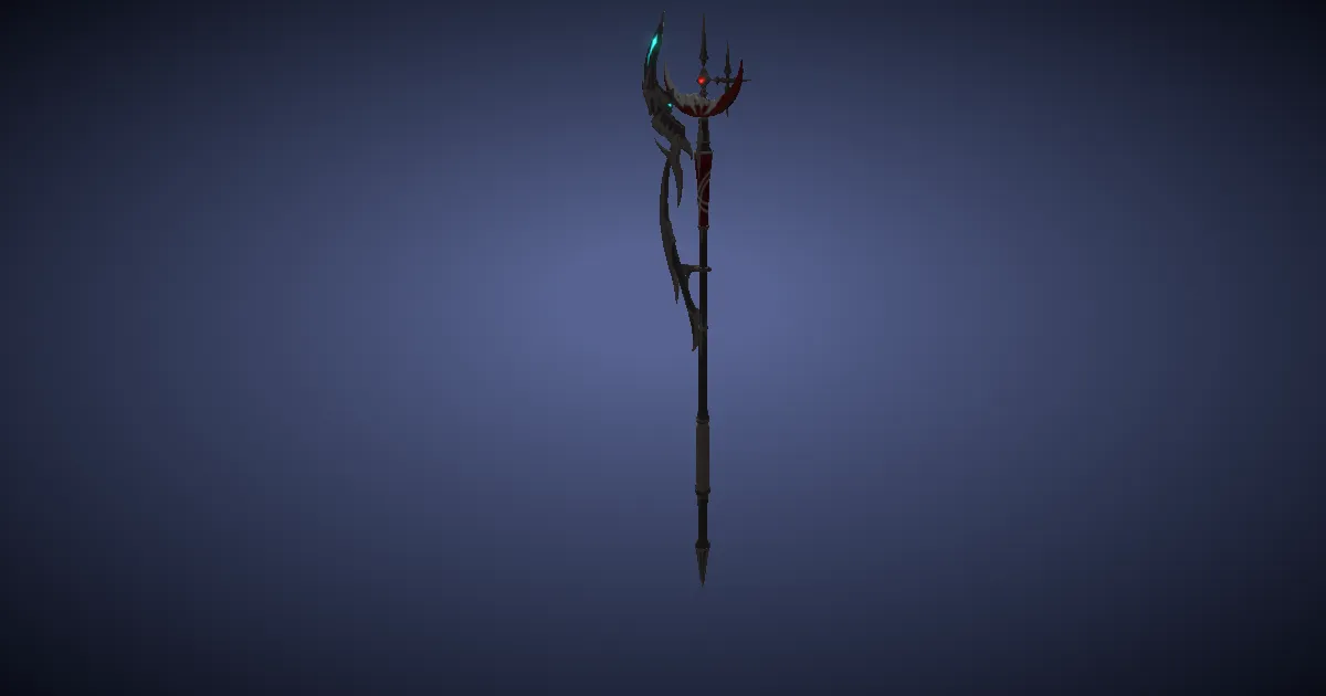 Augmented Scaevan Magitek Rod - 3D render